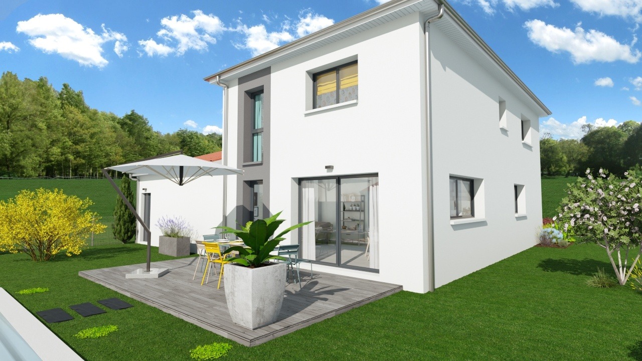 Ma maison 128-49 modèle de maison de 128 m² à réaliser - TradiMaisons